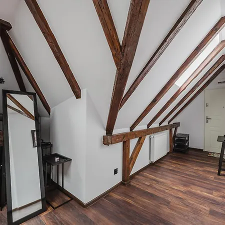 شقة Rynek Jezycki Roof Loft بوزنان